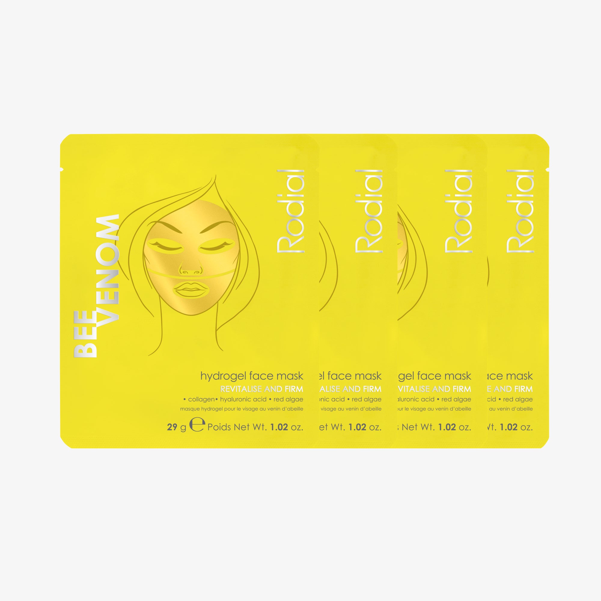 Bee Venom Hydrogel Face Mask - Box of 4 – Rodial