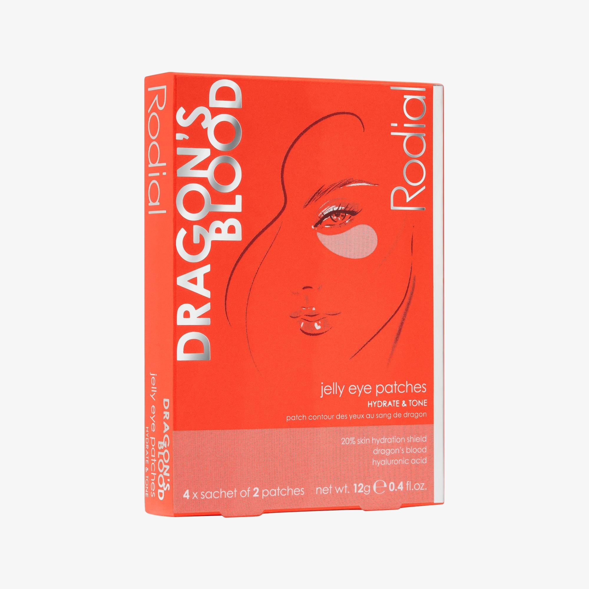 Dragon's Blood Jelly Eye Patches (box of 4)