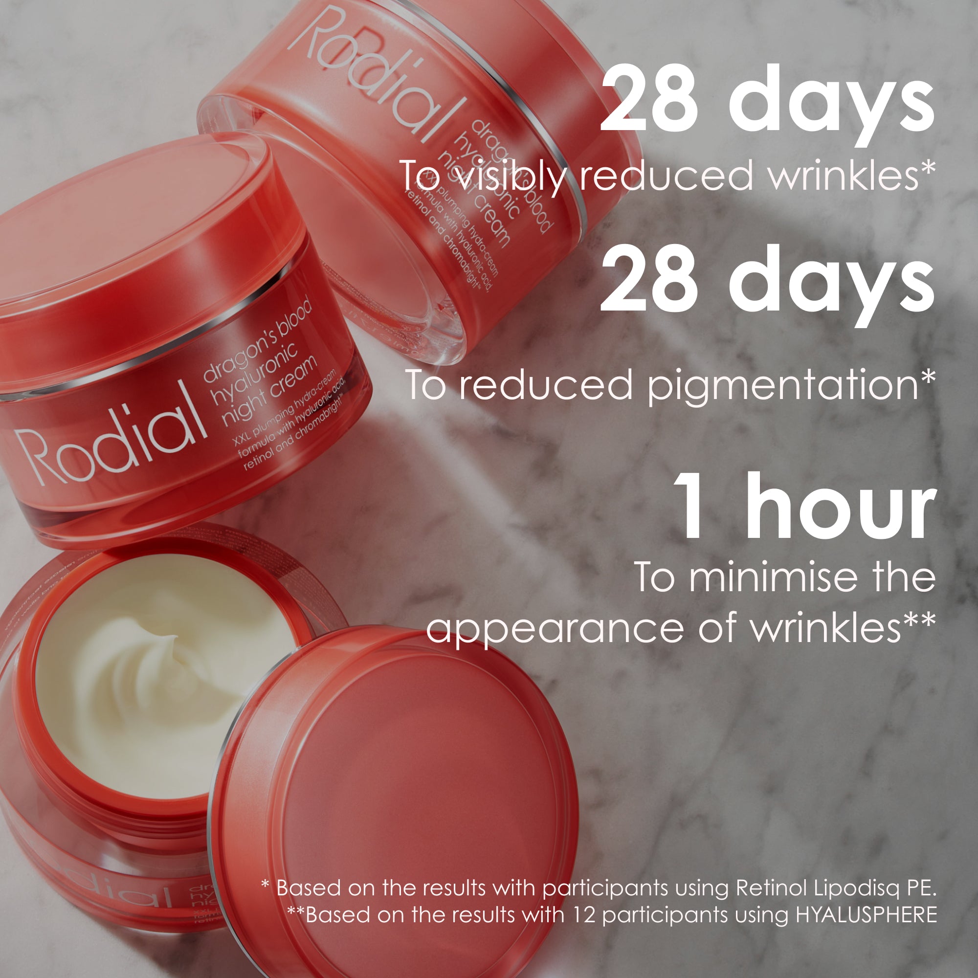 フェイスクリーム Rodial Dragon's Blood Hyaluronic Cream Dragon's Blood Night Hyaluronic Cream – Rodial