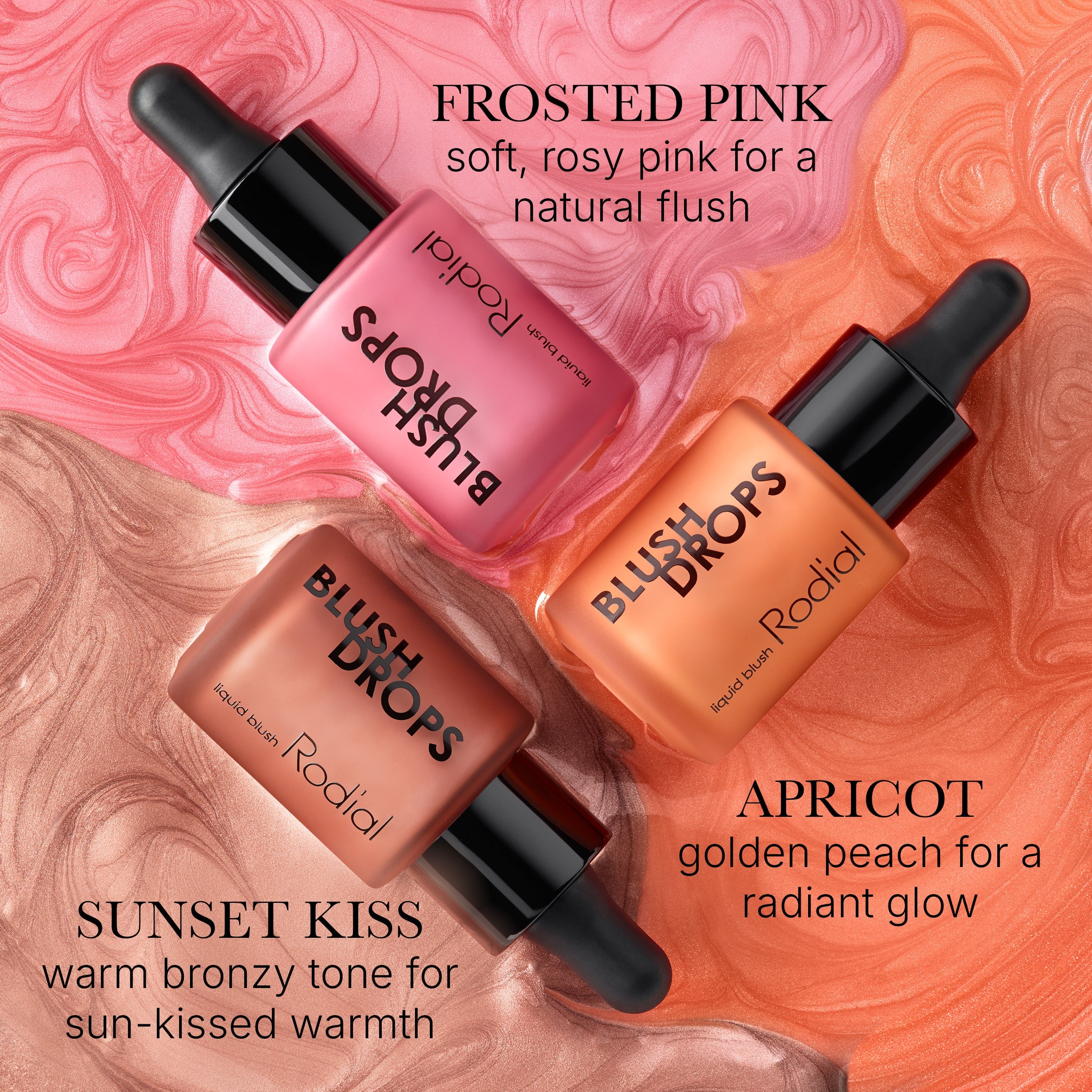 Blush Drops Frosted Pink | Liquid Blush | Rodial