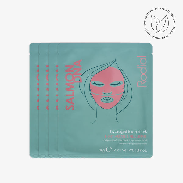 REDEN FACE MASK (リデン フェイスマスク)3枚入り 16個 Salmon DNA Hydrogel Face Mask Pack of 4 – Rodial