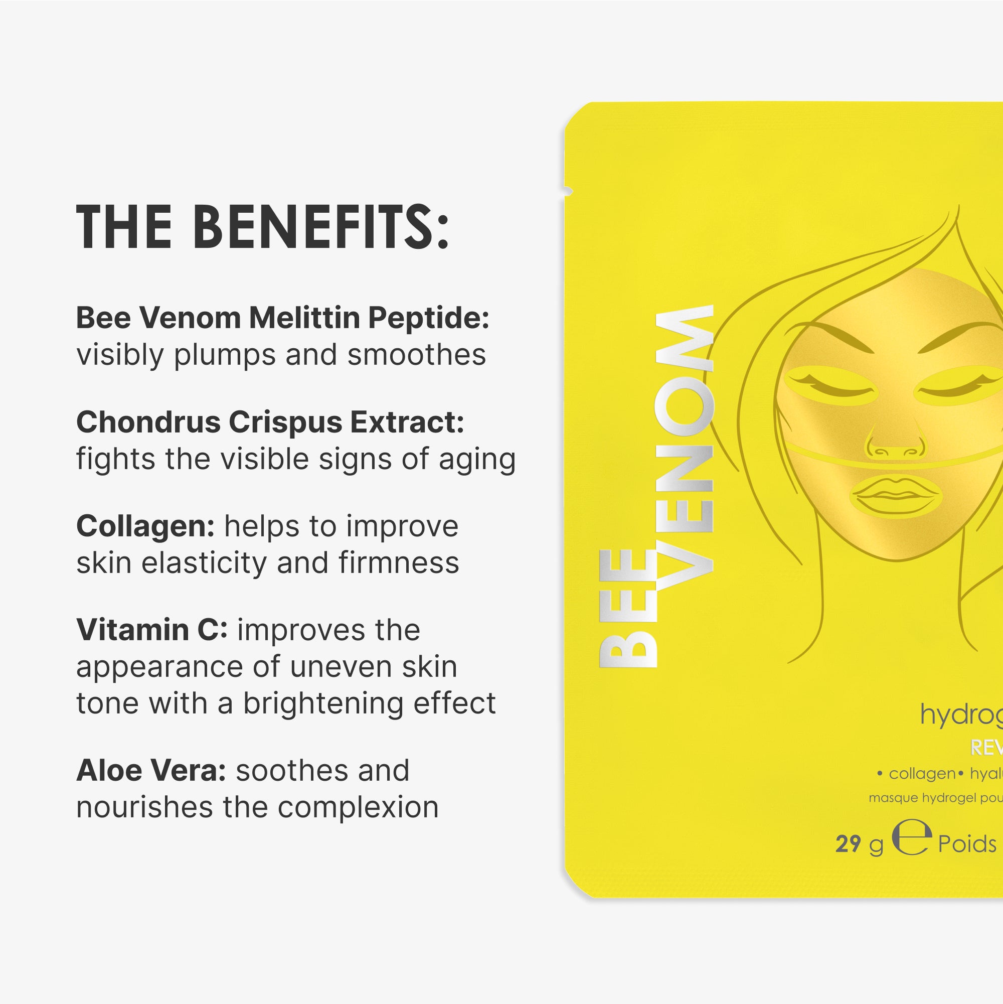 Bee Venom Hydrogel Face Mask – Rodial