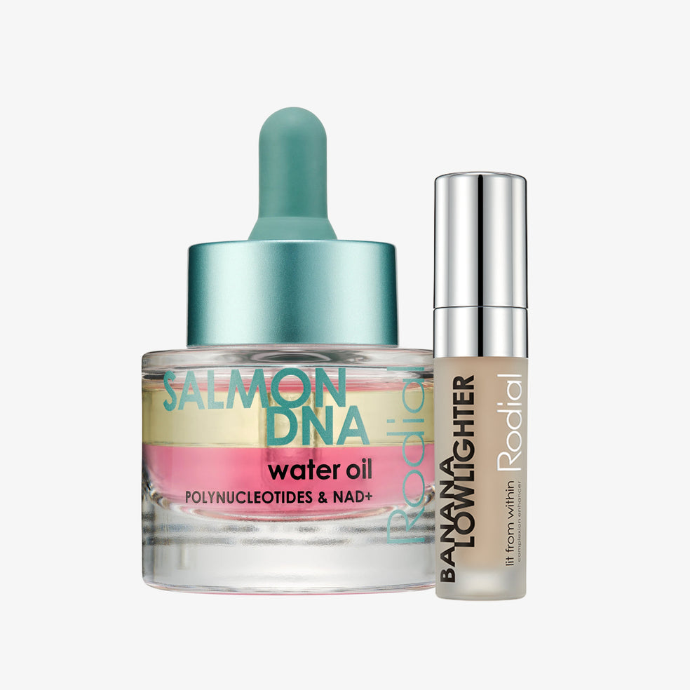 Banana Lowlighter Mini & Salmon DNA Water Oil 18ml Duo