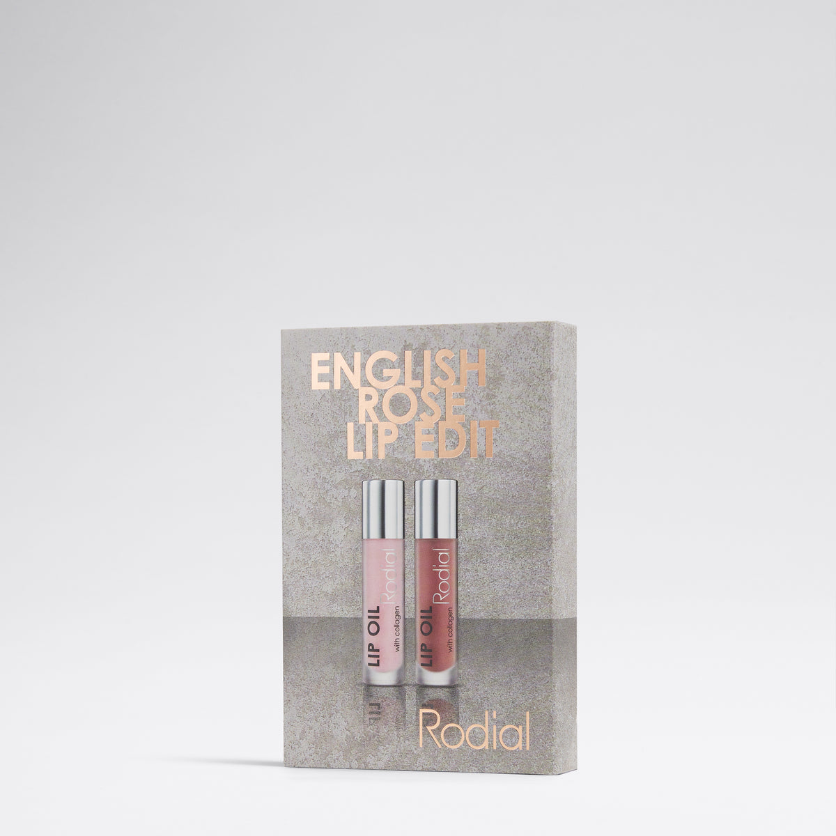 English Rose Lip Edit gift set with Original and Wild Plum Lip Oils