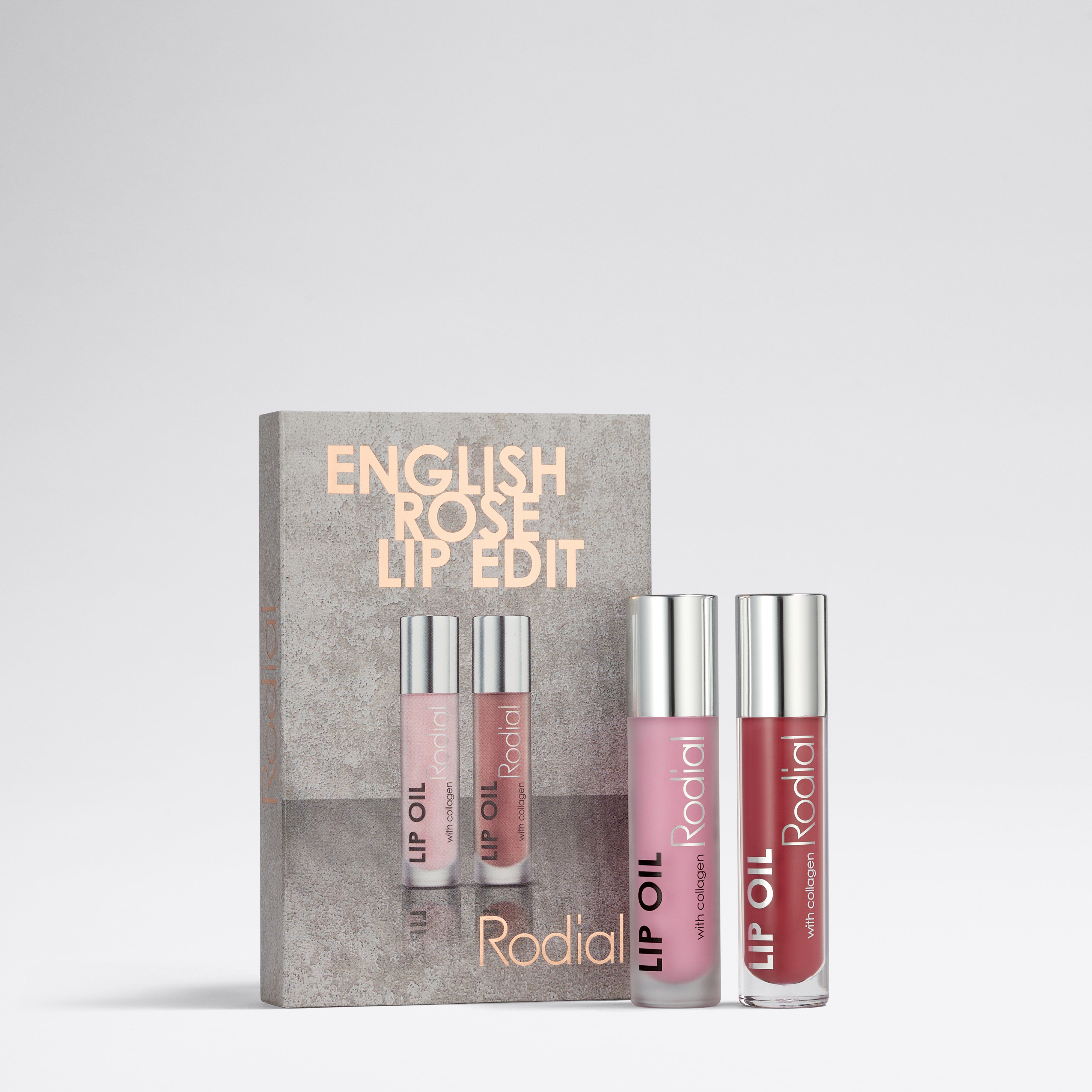 English Rose Lip Edit | Lip Oil Gift Set | Rodial